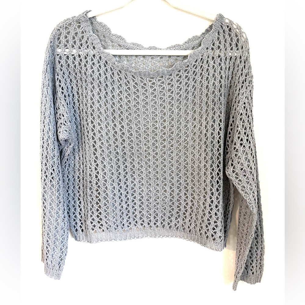 Women's Gray Knit Sweater